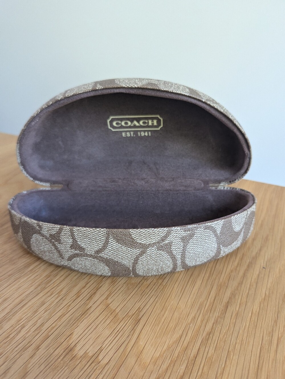 Vintage Coach Signature Sunglasses Case